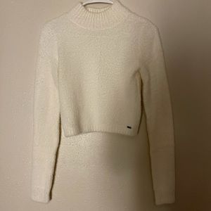 NWT hollister fuzzy high neck top